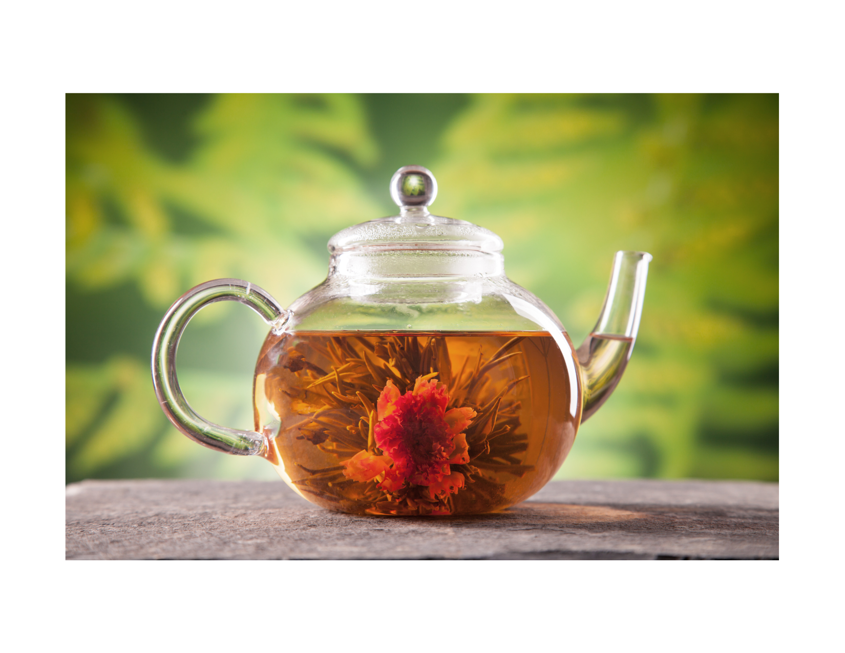 Blooming Tea in Pot