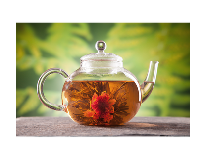 Blooming Tea in Pot